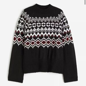 H&M Jacquard Knit Sweater- XS